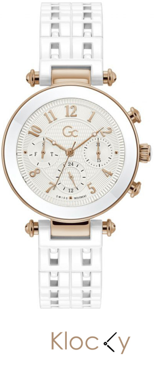 Guess Damklocka Y65001L1MF Collection Vit/Keramik Ø36 mm